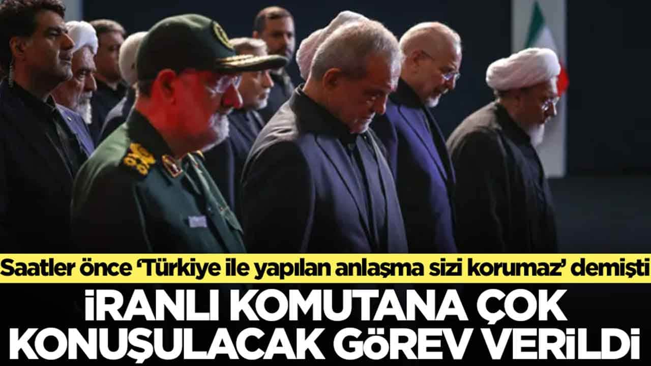 Saatler önce ''Türkiye ile anlaşma sizi korumaz' diyen İranlı komutana çok konuşulacak görev