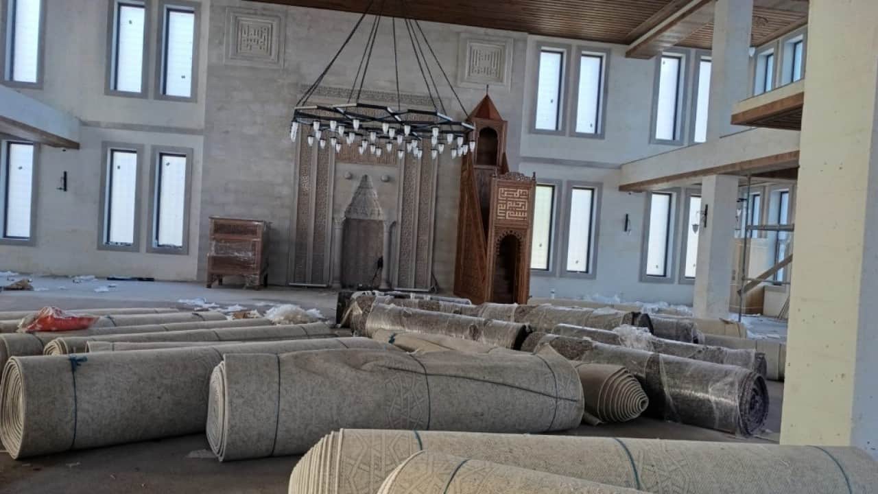 Foto - Şahnur Yaprak Camii gün sayıyor Niğde’de taşa işlenen medeniyetler mührü