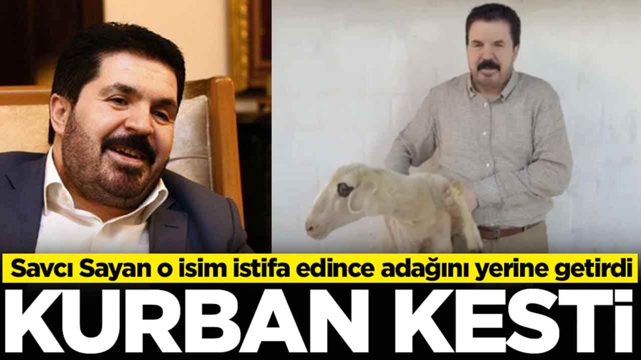 Savcı Sayan'dan görülmemiş hareket! O isim istifa edince adağını yerine getirdi: Kurban kesti