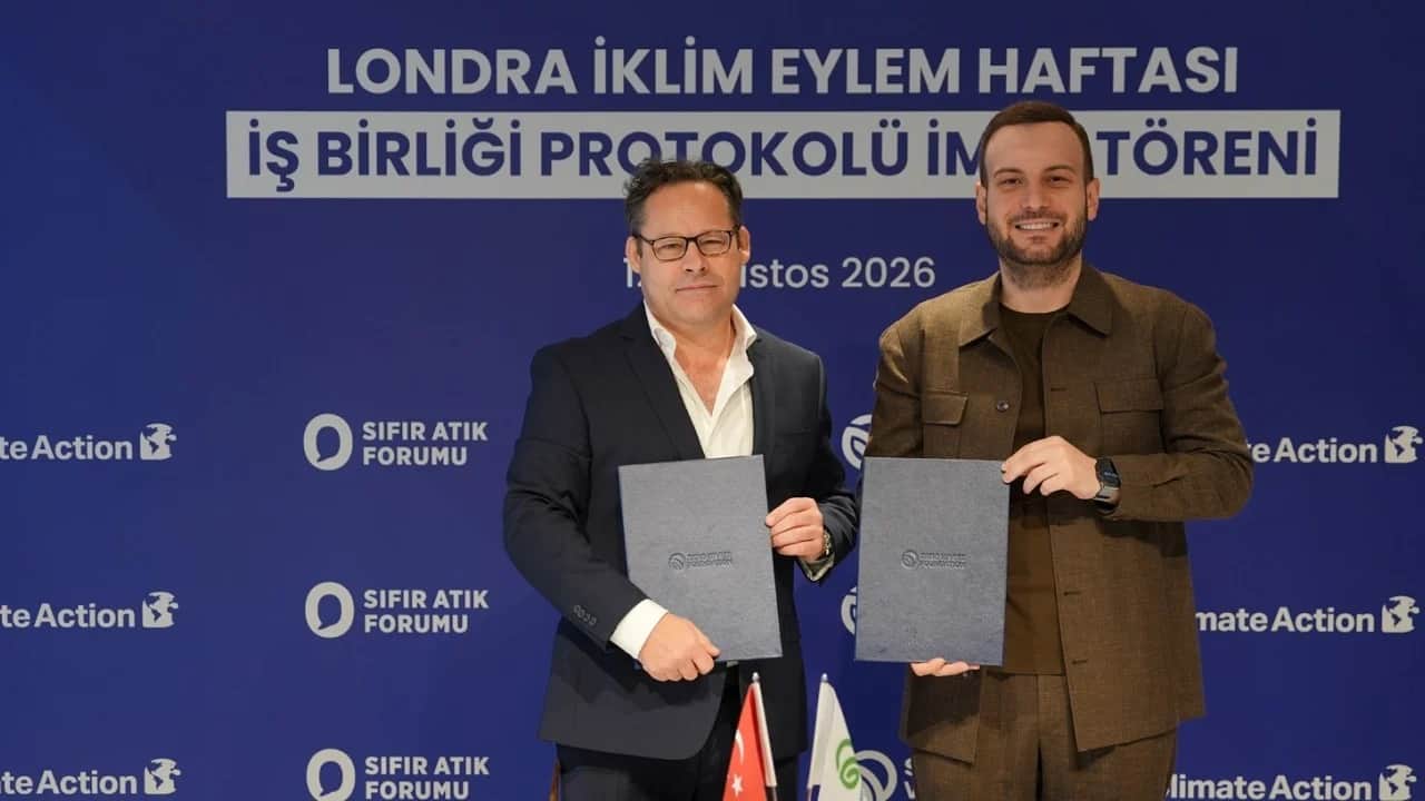 Sıfır Atık Vakfı ile Londra İklim Eylem Haftası Arasında İş Birliği Protokolü İmzalandı 