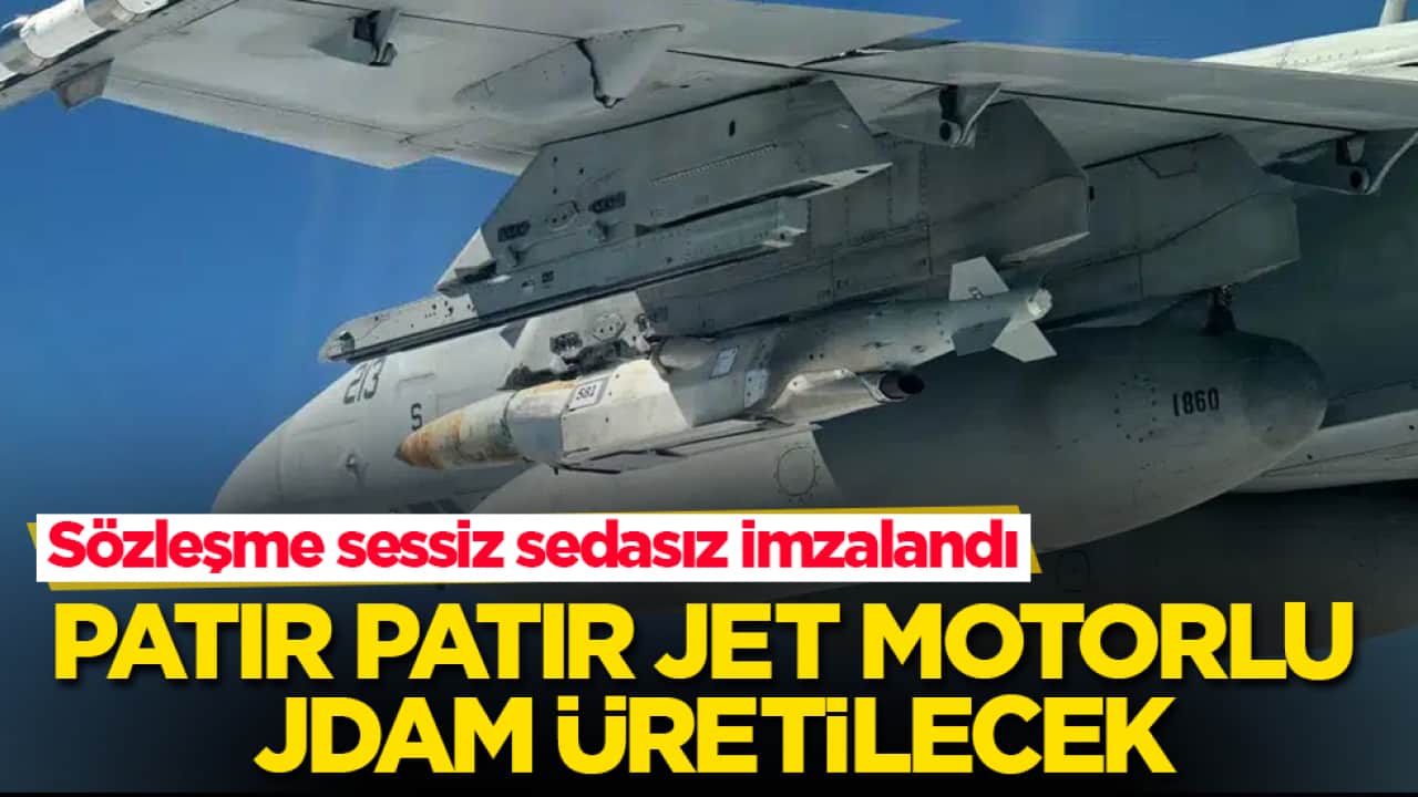 Sözleşme sessiz sedasız imzalandı! Patır patır jet motorlu JDAM üretilecek