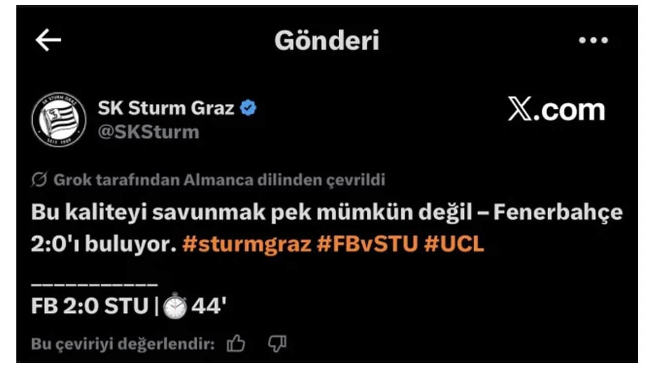 Foto - Sturm Graz'ın Greenwood paylaşımı gündem oldu! 'Bu mümkün değil'