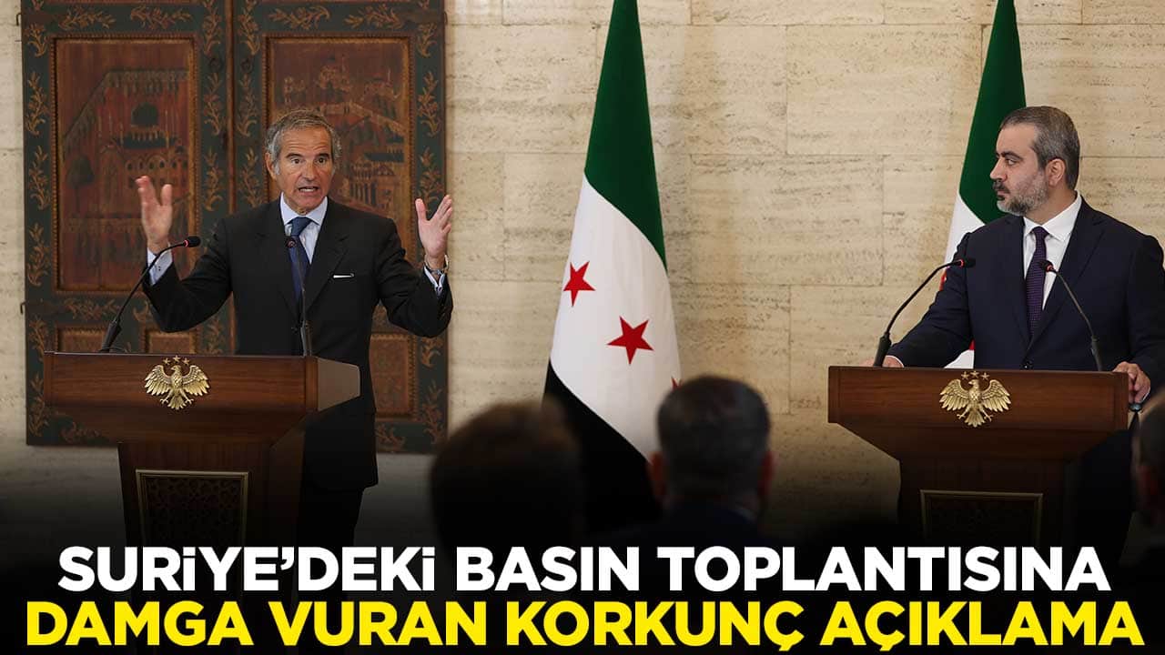 Suriye’deki basın toplantısına damga vuran korkunç açıklama