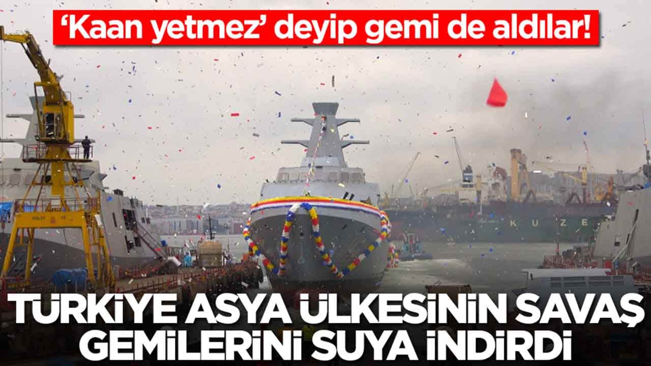 Sürpriz gelişme: Türkiye, Asya ülkesinin savaş gemilerini suya indirdi