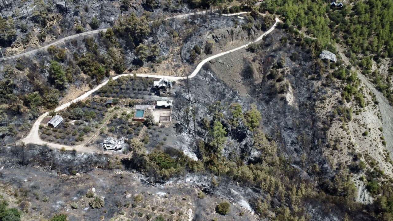 Foto - Tanık olanlar 'Evimiz bir anda cehenneme döndü' diyorlardı... Bölge havadan görüntülendi!