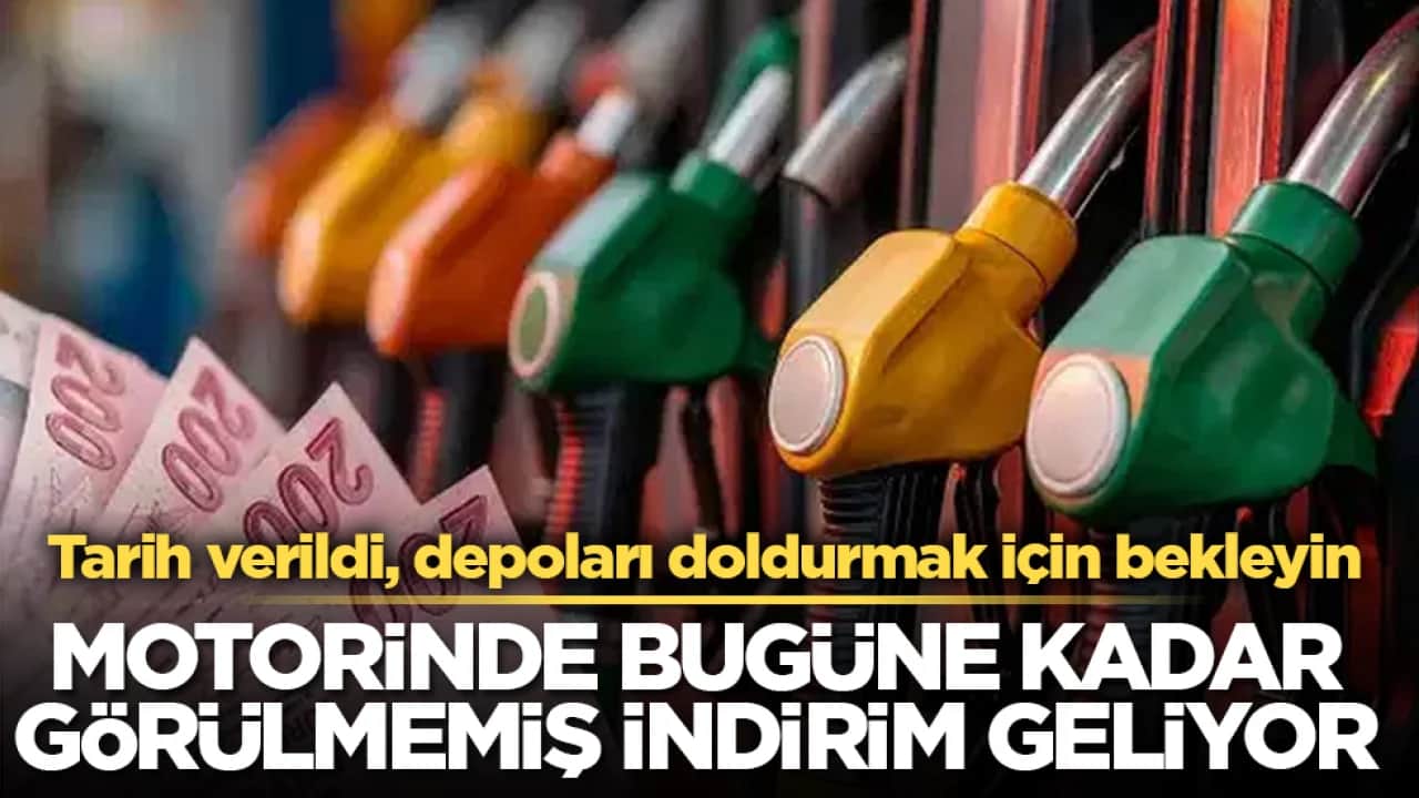 Tarih verildi, depoları doldurmak için bekleyin! Motorinde bugüne kadar görülmemiş indirim geliyor 