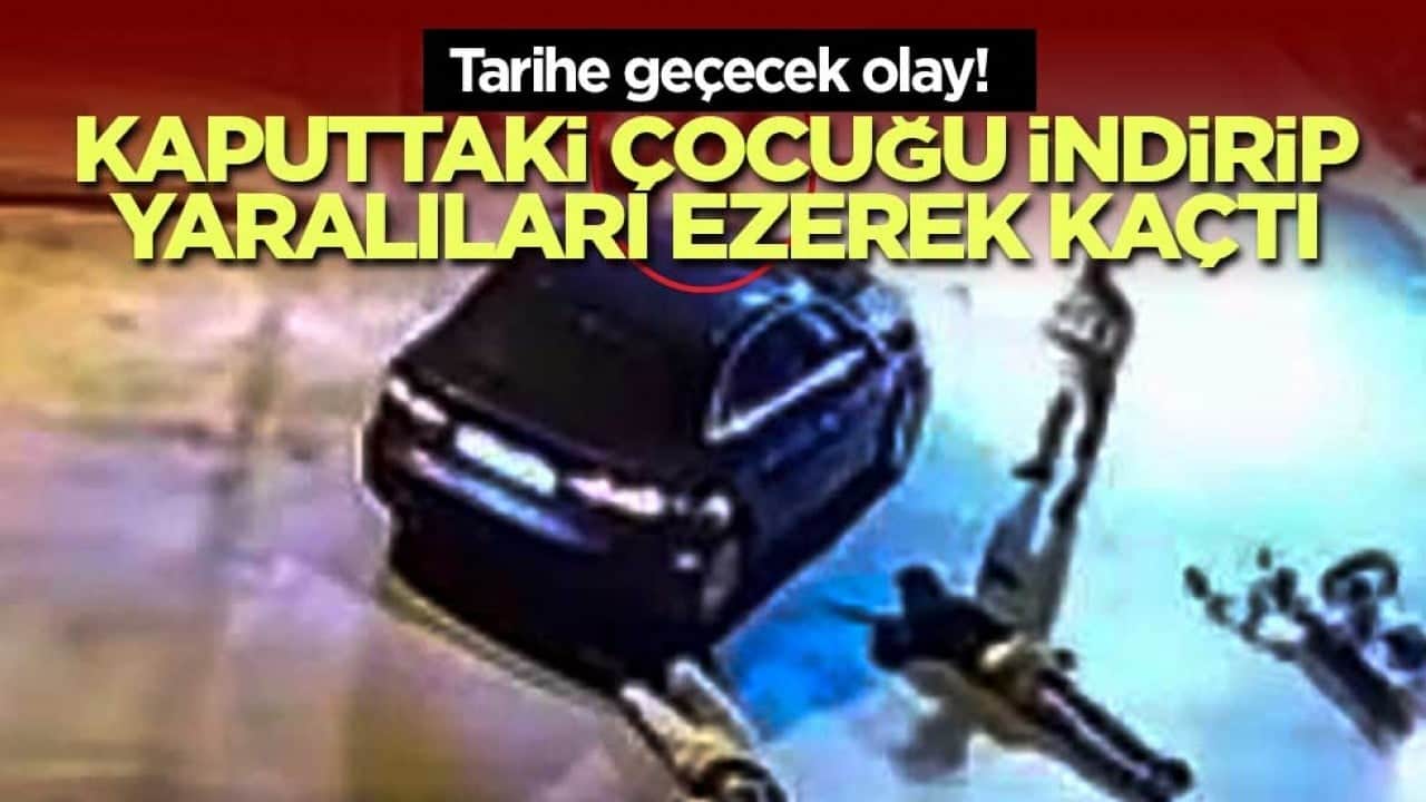 Tarihe geçecek olay! Kaputtaki çocuğu indirip yaralıları ezerek kaçtı