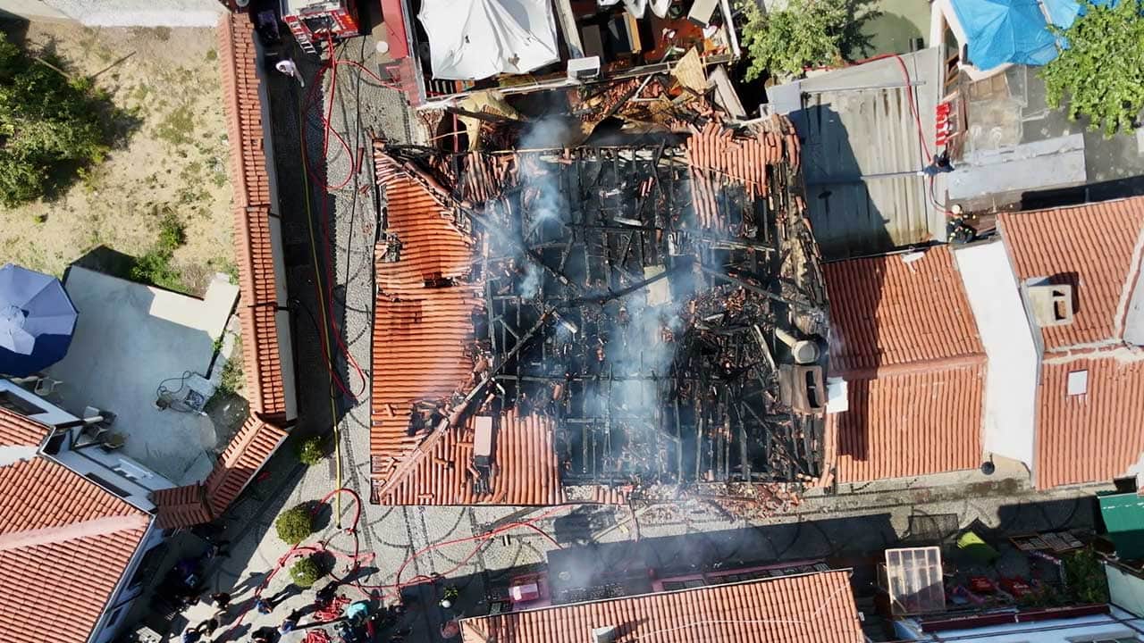Foto - Tarihi Odunpazarı Evleri Bölgesi'nde yürekler ağza geldi