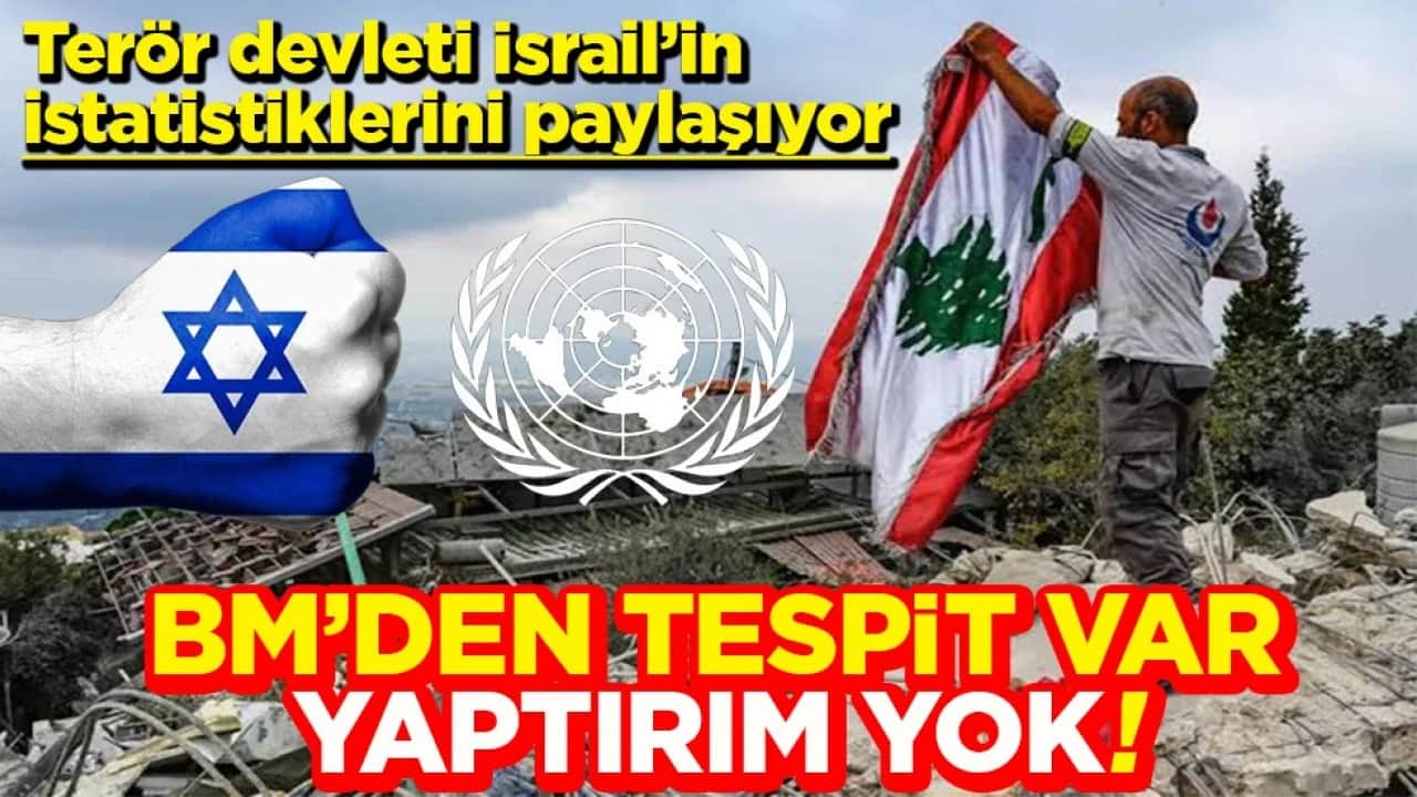 Terör devleti İsrail’in istatistiklerini paylaşıyor BM’den tespit var yaptırım yok!