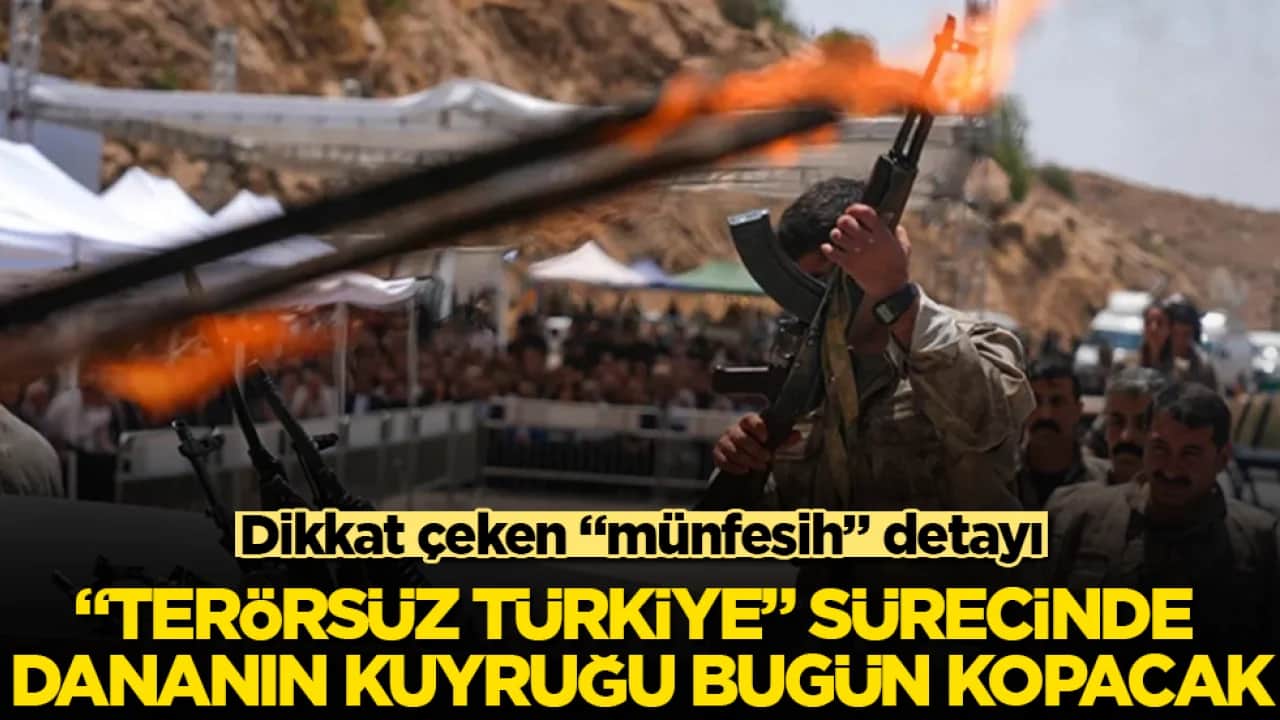 "Terörsüz Türkiye" sürecinde dananın kuyruğu bugün kopacak! Dikkat çeken "münfesih" detayı