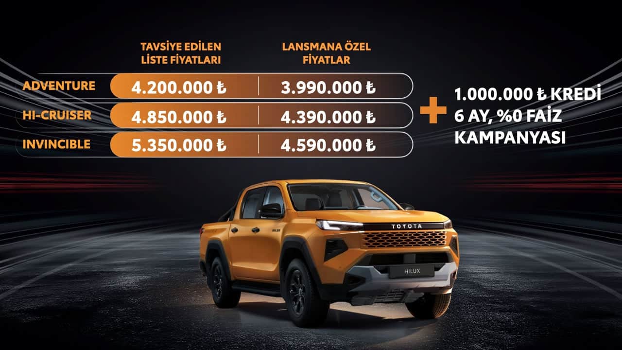 Foto - Toyota’dan Türkiye’ye iki ikon birden! Yeni Hilux satışa sunuldu! 6’ncı nesil RAV4 için geri sayım başladı!