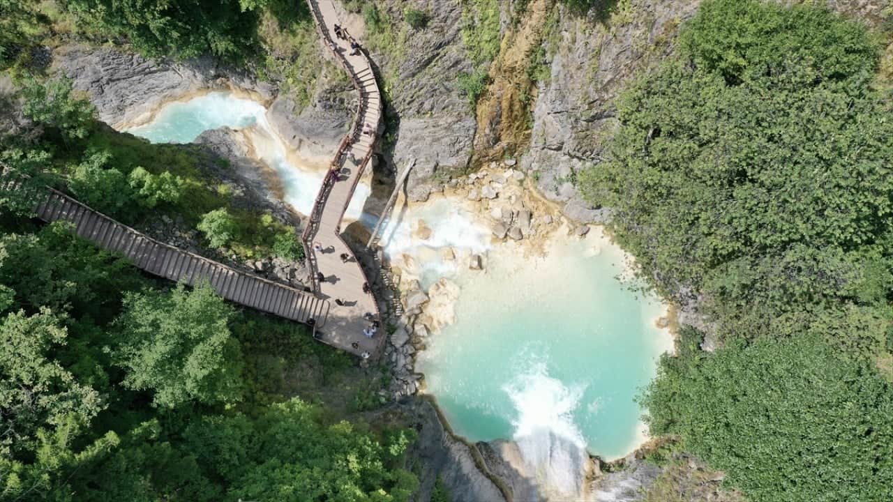 Foto - Turistlerin uğrak noktası Giresun’un Mavi Gölü’nü 700 bin kişi gezdi