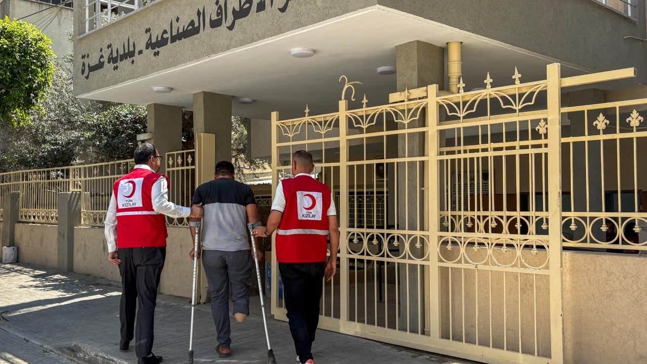 Foto - Türk Kızılay yaraları sarmaya devam ediyor: Gazzeli mazlumlara Protez Destek Projesi