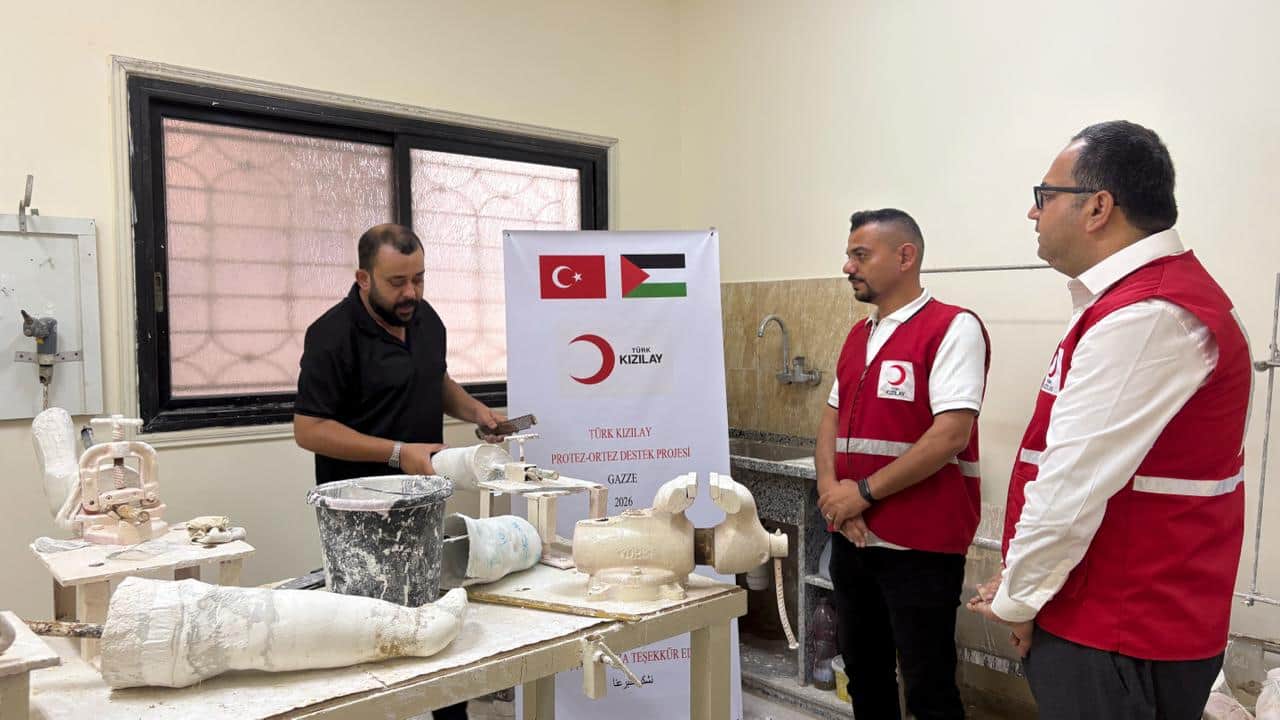 Foto - Türk Kızılay yaraları sarmaya devam ediyor: Gazzeli mazlumlara Protez Destek Projesi