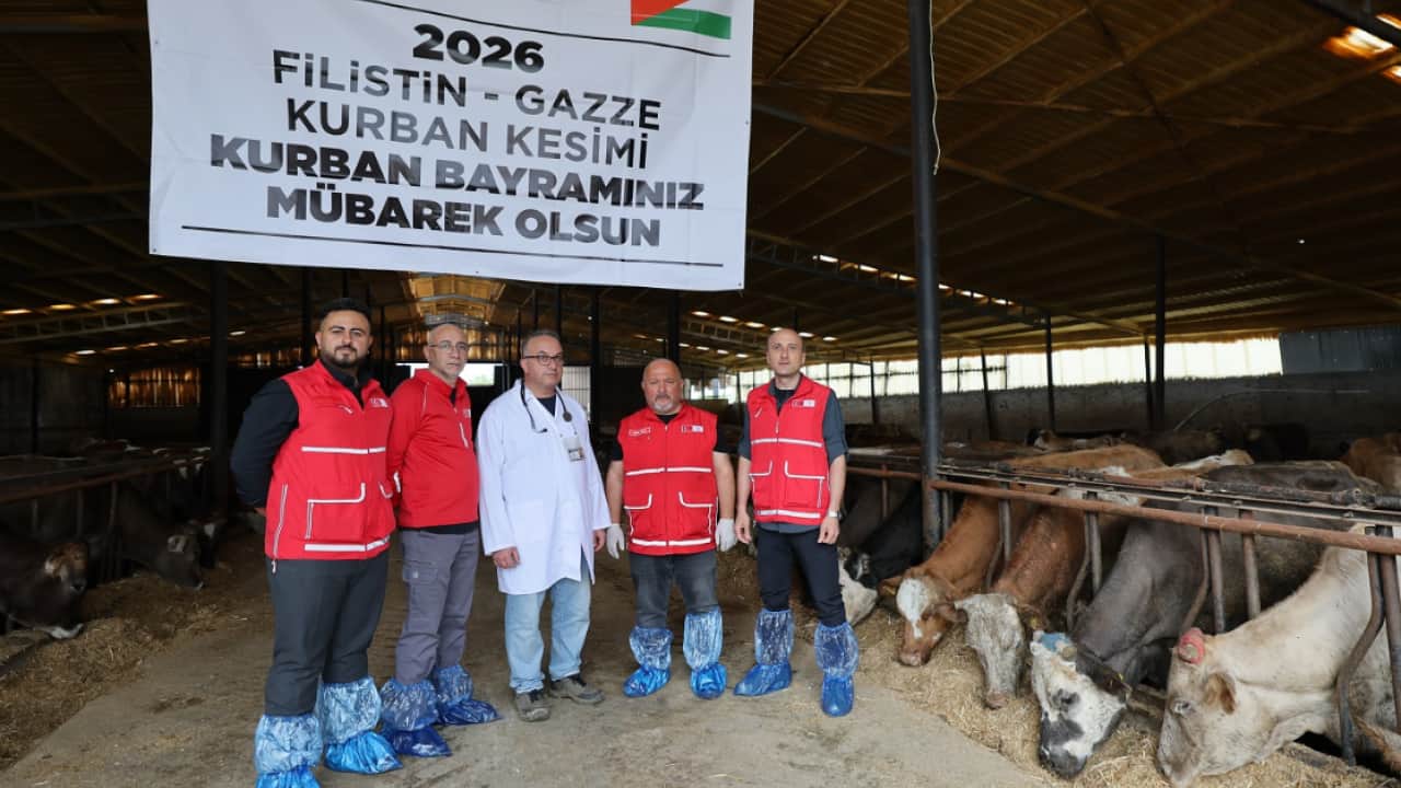 Türk Kızılay'ın vekaletle kurban kesimleri devam ediyor