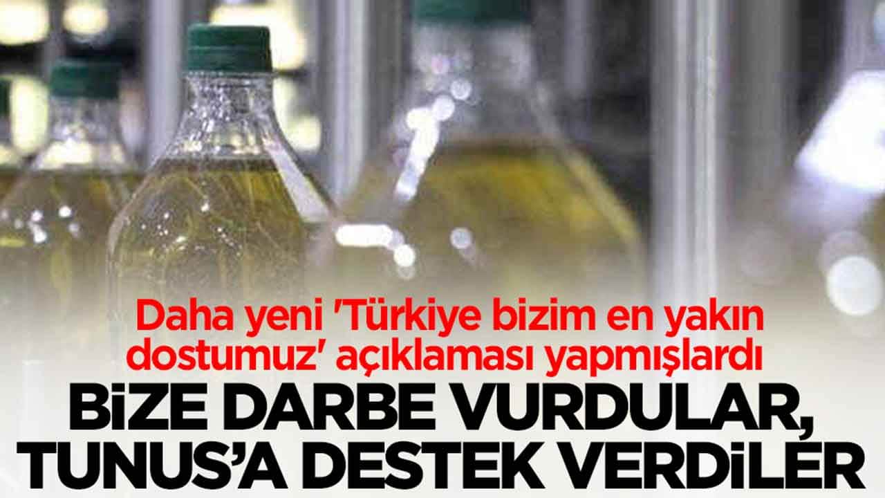 Daha yeni 'Türkiye bizim en yakın dostumuz' diye açıklamışlardı: Bize darbe vurdular, Tunus'a destek verdiler