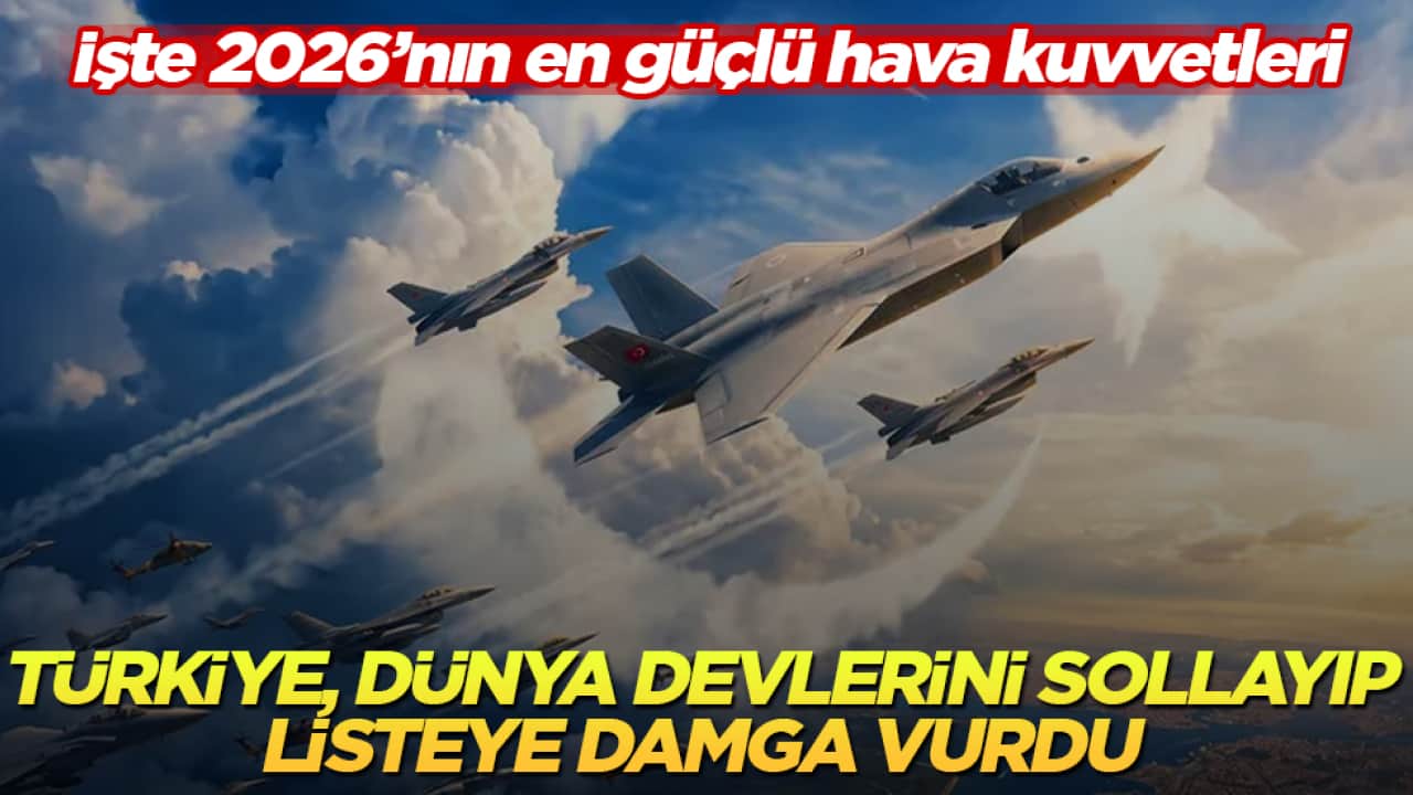 Türkiye, dünya devlerini sollayıp listeye damga vurdu! İşte 2026’nın en güçlü hava kuvvetleri