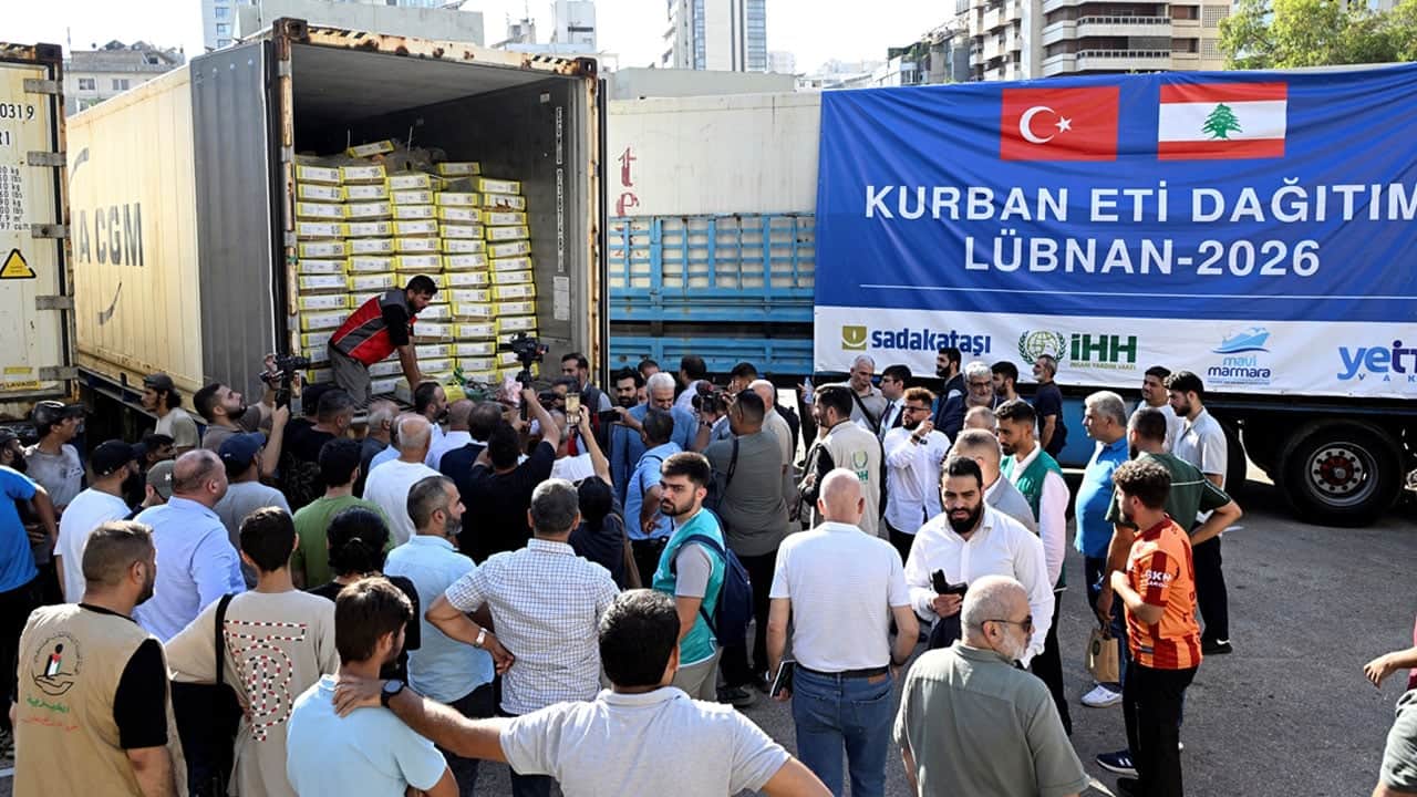 Foto - Türkiye, Lübnan'daki 700 bin mazluma bayram sevinci yaşattı: 280 ton kemiksiz kurban eti dağıtıldı