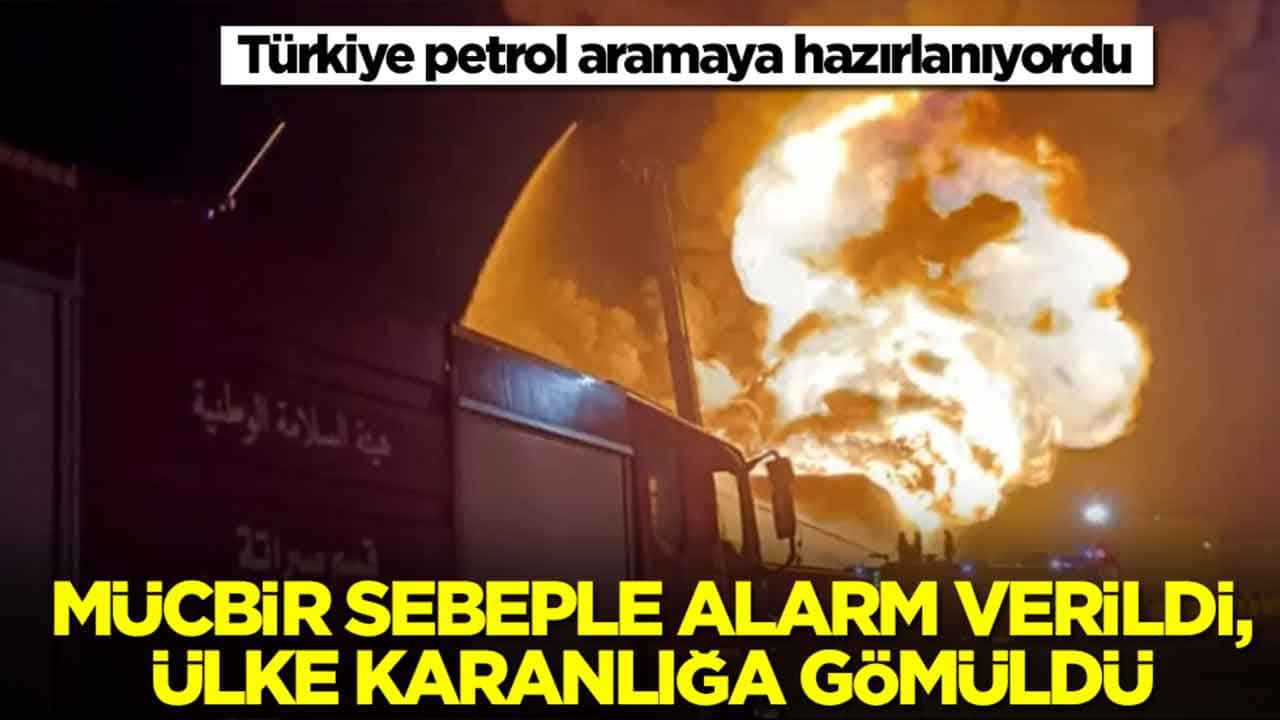 Türkiye petrol aramaya hazırlanıyordu: Mücbir sebeple alarm verildi, ülke karanlığa gömüldü