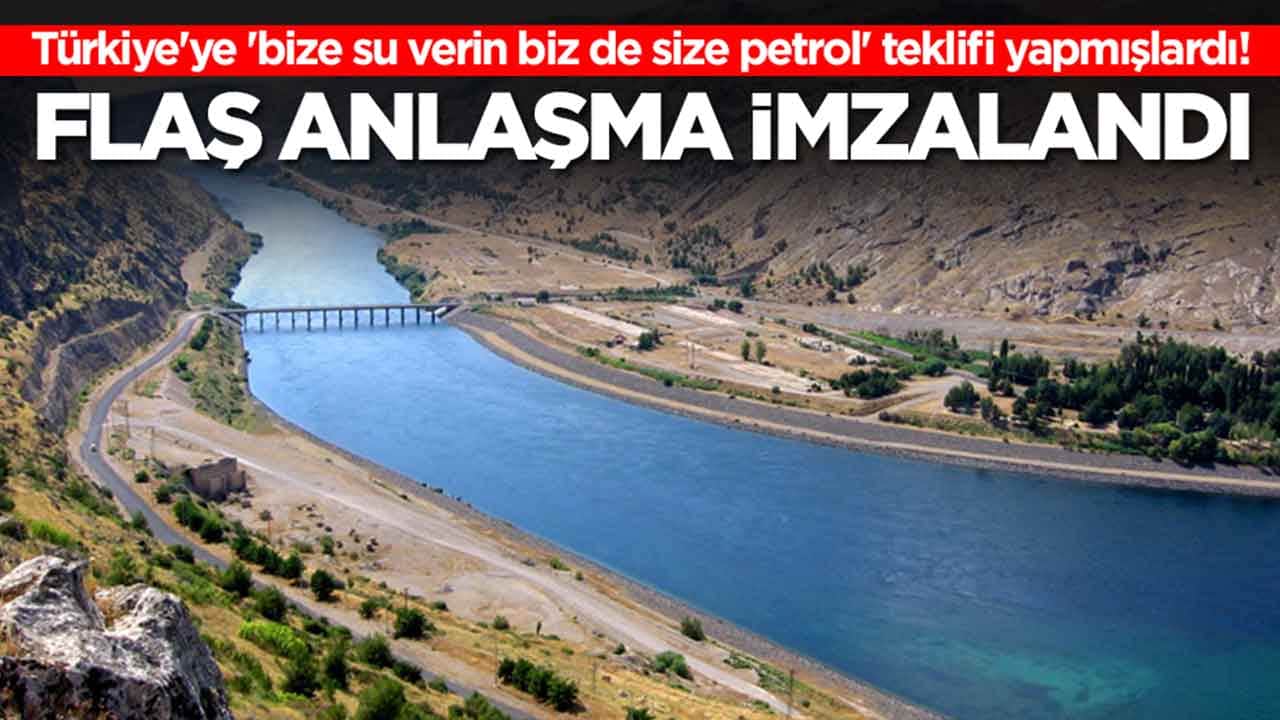 Türkiye'ye 'bize su verin biz de size petrol verelim' teklifi yapmışlardı: Flaş anlaşma imzalandı