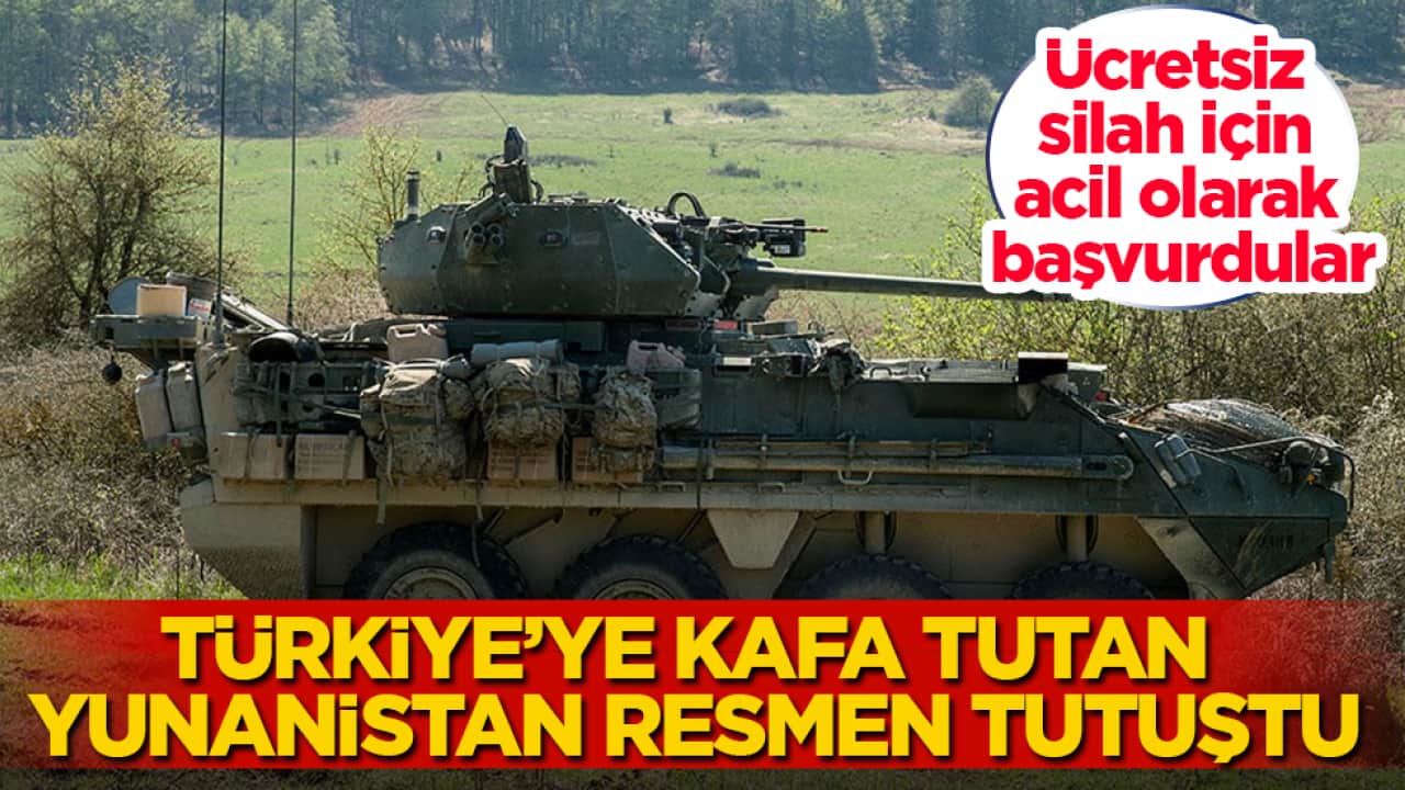 Türkiye’ye kafa tutan Yunanistan resmen tutuştu! Ücretsiz silah için acil olarak başvurdular