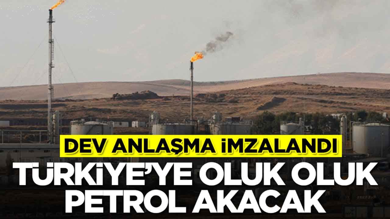 Türkiye'ye oluk oluk petrol akacak: Dev anlaşma imzalandı