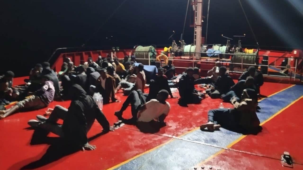 Foto - Türk’ün kardeşlik eli her yerde! 48 Sudanlı göçmeni denizden çekip aldık