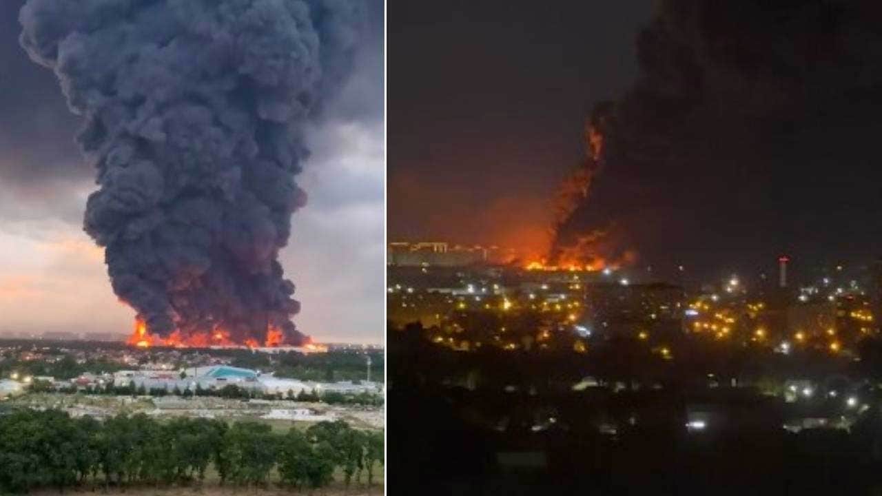 Foto - Ukrayna dünyaya duyurdu: Rusya'nın petrokimya kompleksine saldırı düzenledik