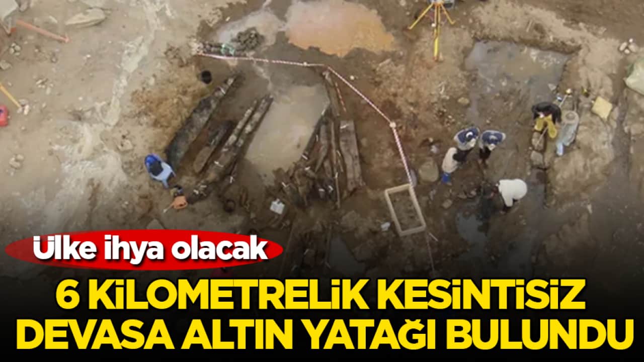 Ülke ihya olacak: 6 kilometrelik kesintisiz devasa altın yatağı bulundu