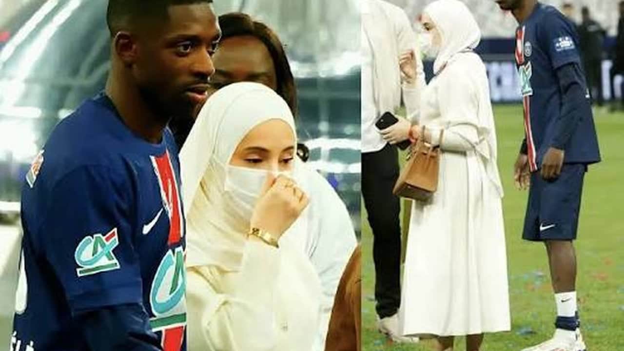 Foto - Ünlü futbolcu Dembele’den, eşinin peçesiyle ilgili açıklama