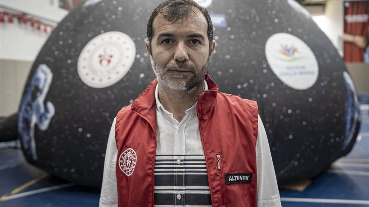 Foto - Uzay çadırında gökyüzünü keşfediyorlar! Çocukların bilim merakı artıyor