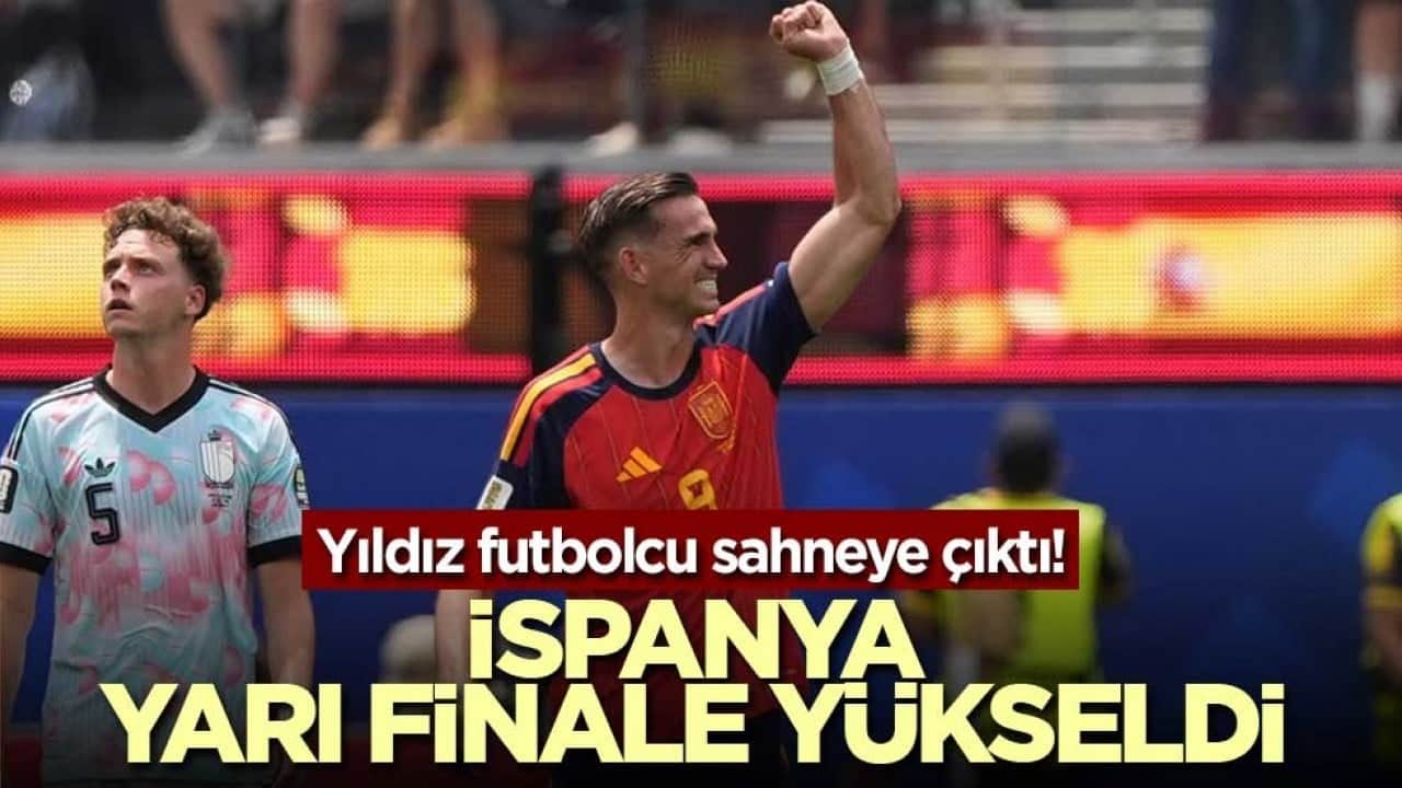 Yıldız futbolcu sahneye çıktı! İspanya yarı finale yükseldi