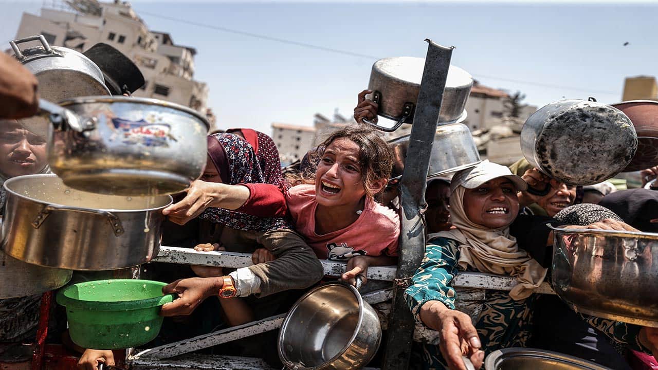 Foto - Yılın acı fotoğrafları! Gazze’deki sistematik silah açlık