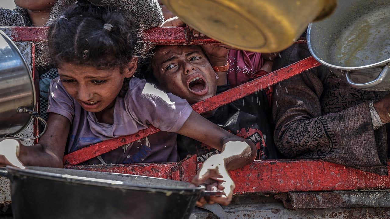 Foto - Yılın acı fotoğrafları! Gazze’deki sistematik silah açlık