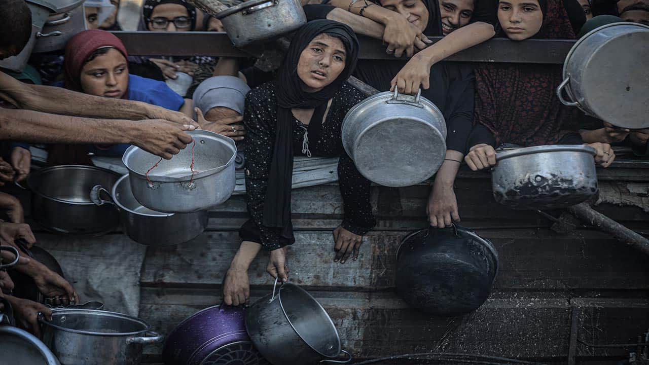 Foto - Yılın acı fotoğrafları! Gazze’deki sistematik silah açlık