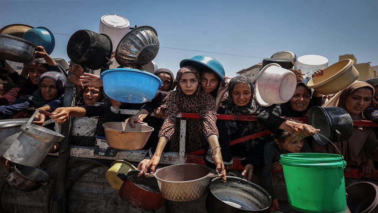 Foto - Yılın acı fotoğrafları! Gazze’deki sistematik silah açlık