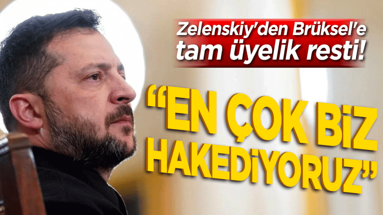 Zelenskiy'den Brüksel'e tam üyelik resti! Kiev'de bir araya gelen liderler Rusya'ya karşı yeni yaptırımları görüştü!