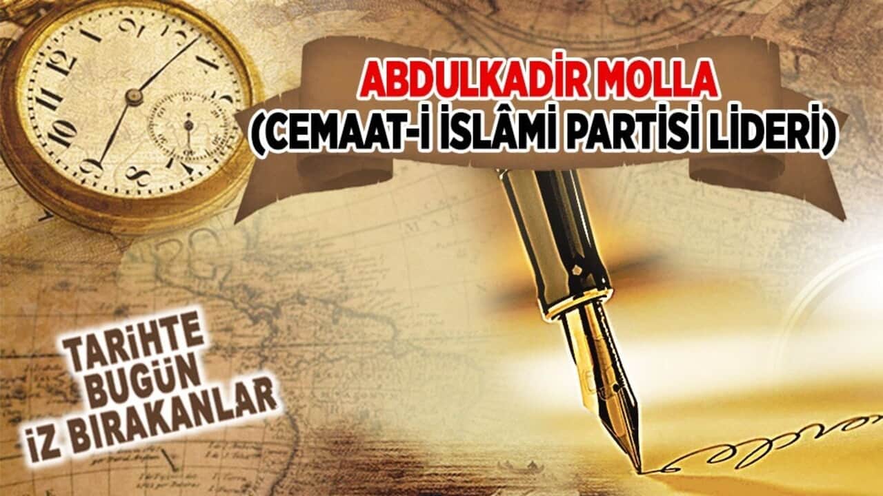 12 Aralık 2013: Abdulkadir Molla (Cemaat-i İslâmi Partisi Lideri)