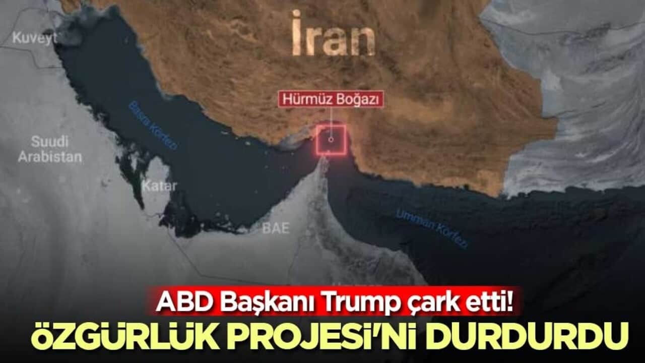 ABD Başkanı Trump çark etti! Özgürlük Projesi'ni durdurdu