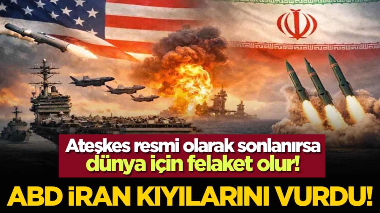 ABD İran kıyılarını vurdu! Ateşkes resmi olarak sonlanırsa dünya için felaket olur!
