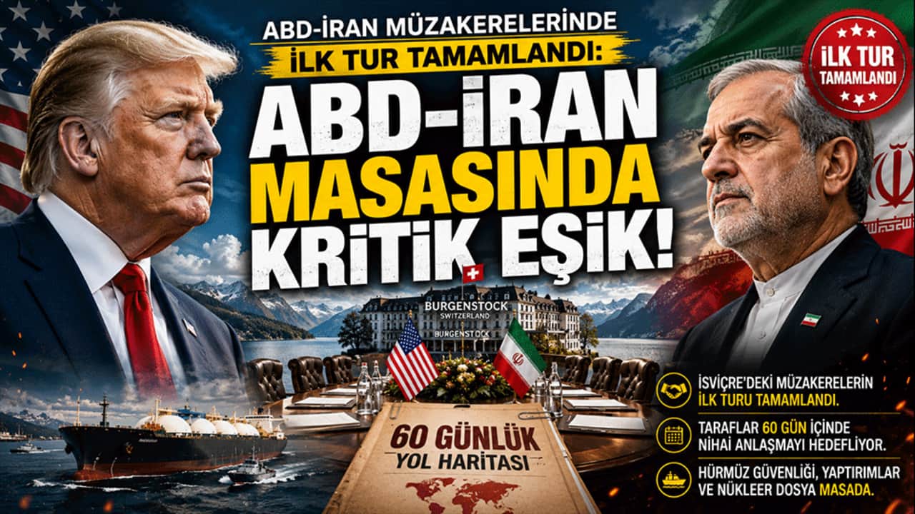ABD-İran müzakerelerinde ilk tur tamamlandı: 60 gün içinde nihai anlaşma hedefi