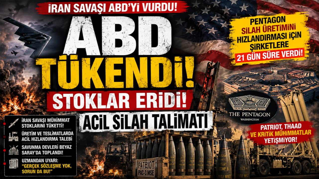ABD tükendi! Stoklar eridi: Pentagon’dan acil silah talimatı