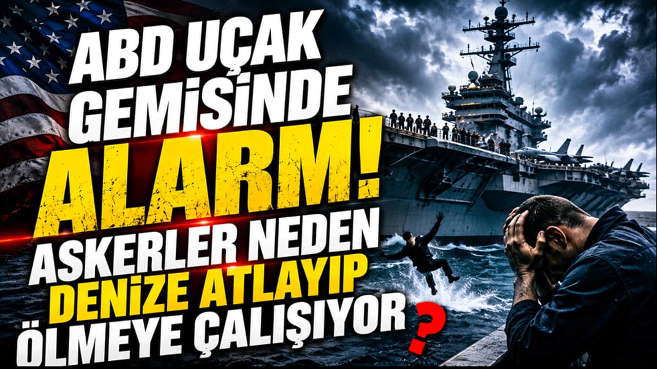 ABD uçak gemisinde alarm: Askerler neden denize atlayıp ölmeye çalışıyor?