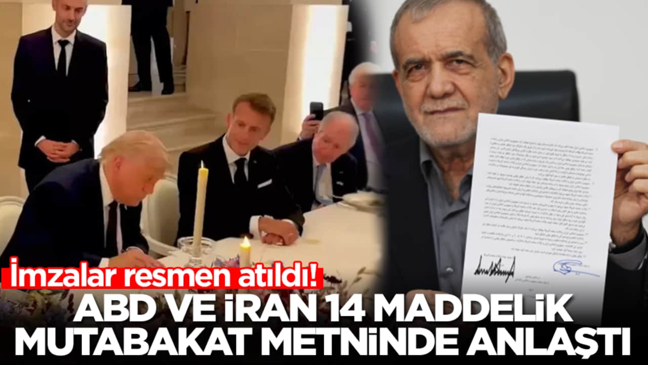 ABD ve İran 14 maddelik mutabakat metninde anlaştı: İmzalar resmen atıldı