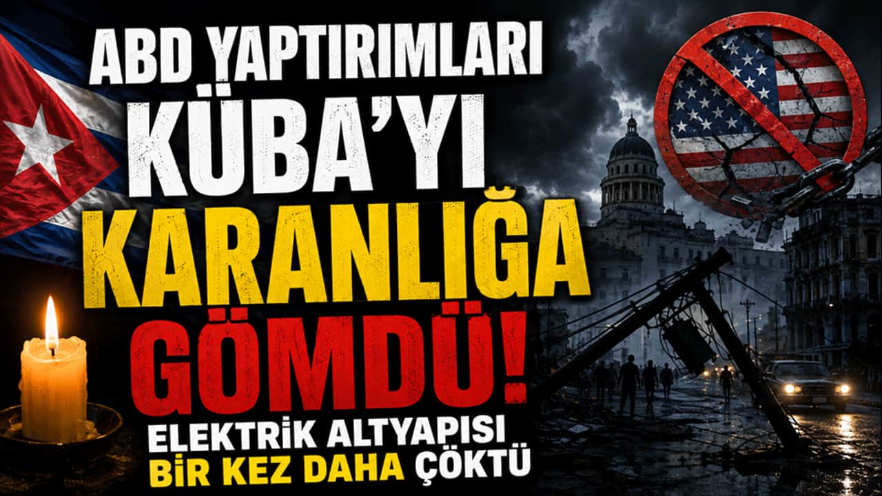 ABD yaptırımları Küba'yı karanlığa gömdü! Elektrik altyapısı bir kez daha çöktü