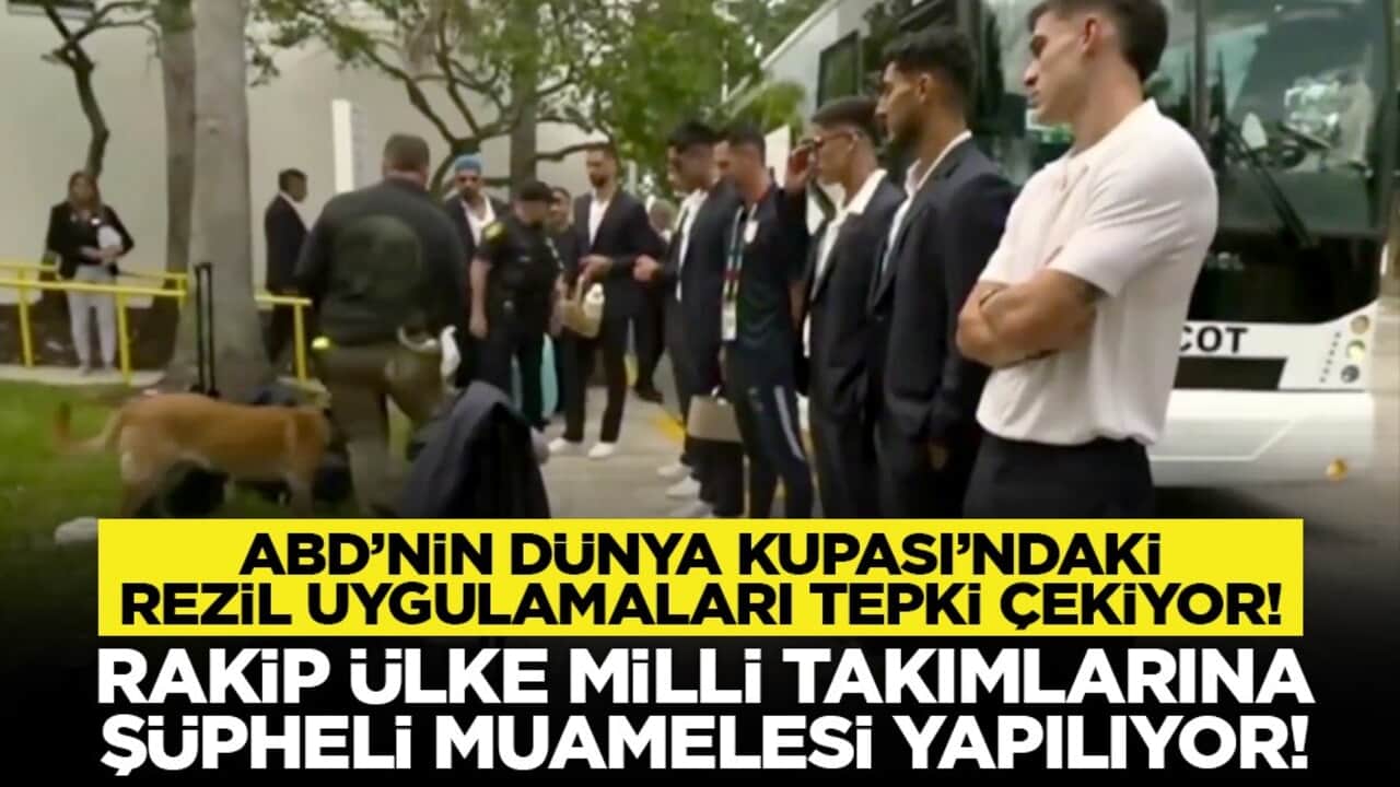 ABD’nin Dünya Kupası’ndaki rezil uygulamaları tepki çekiyor! Rakip ülke milli takımlarına şüpheli muamelesi yapılıyor!