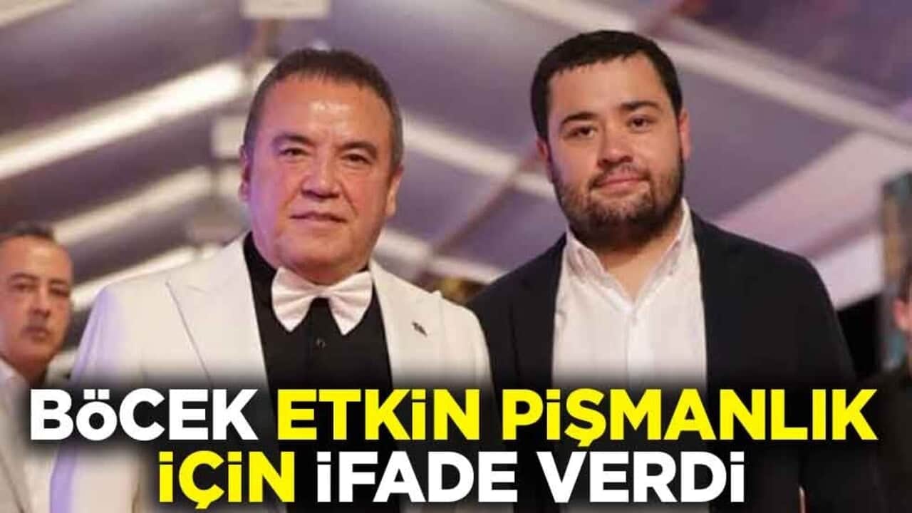 Adalet Bakanı Akın Gürlek duyurdu! Muhittin Böcek'in oğlu Mustafa Gökhan Böcek etkin pişmanlıktan yararlanmak için ifade verdi