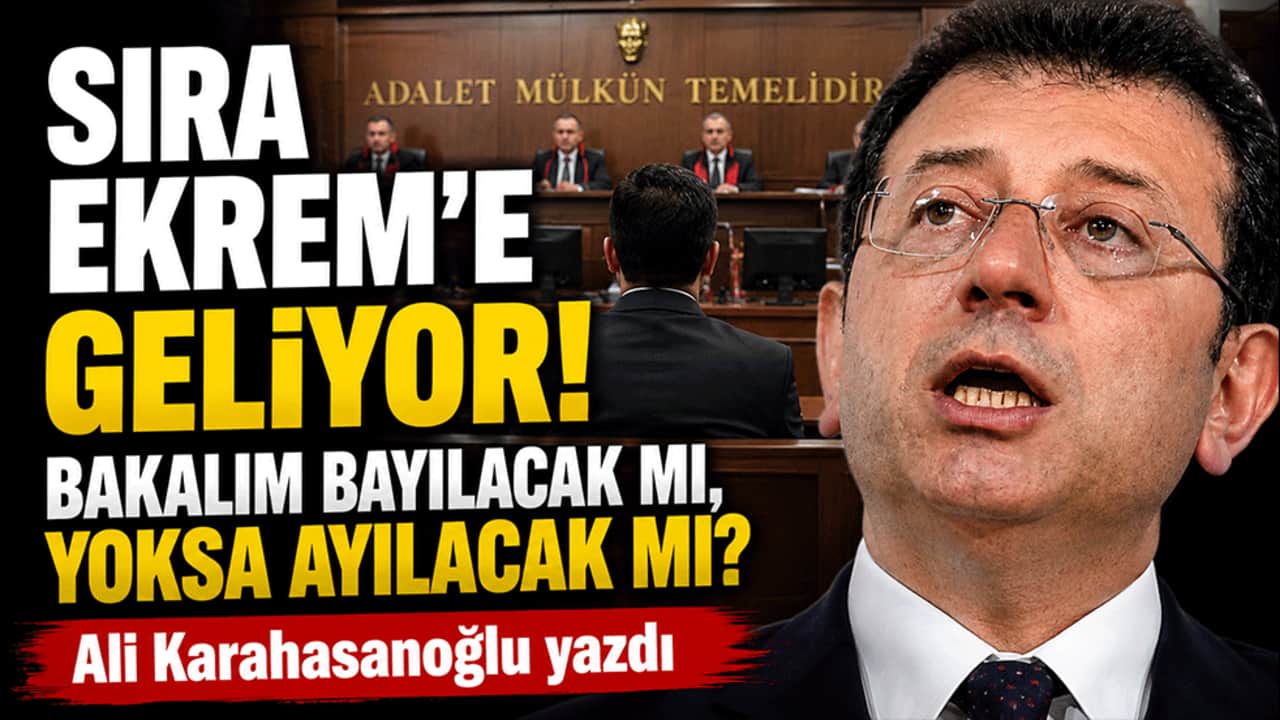 Ali Karahasanoğlu: Sıra Ekrem'e geliyor, bakalım bayılacak mı yoksa ayılacak mı?