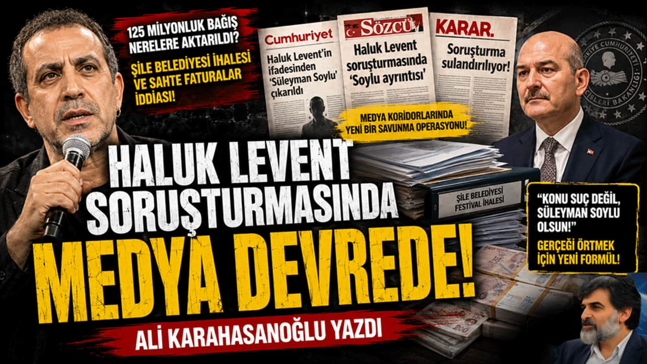 Ali Karahasanoğlu yazdı: "Haluk Levent soruşturması medya eliyle sulandırılıyor"