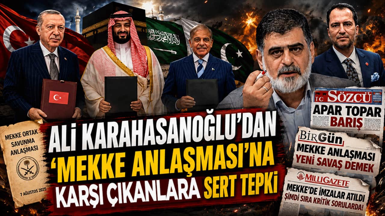 Ali Karahasanoğlu’dan 'Mekke Anlaşması'na karşı çıkanlara sert tepki